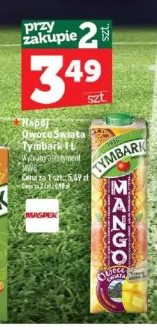 Napój Tymbark Owoce Świata Mango