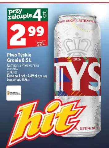 Piwo Tyskie Gronie
