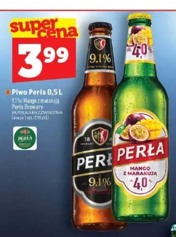 Piwo Perła Mocne 9,1% +1 wariant