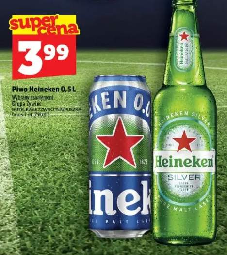 Piwo bezalkoholowe Heineken +1 wariant