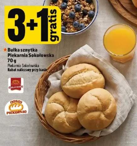 Bułka sznytka Piekarnia Sokołowska