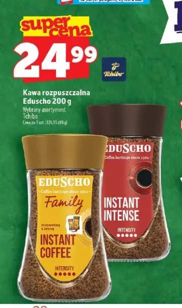 Kawa rozpuszczalna Eduscho Family +1 wariant