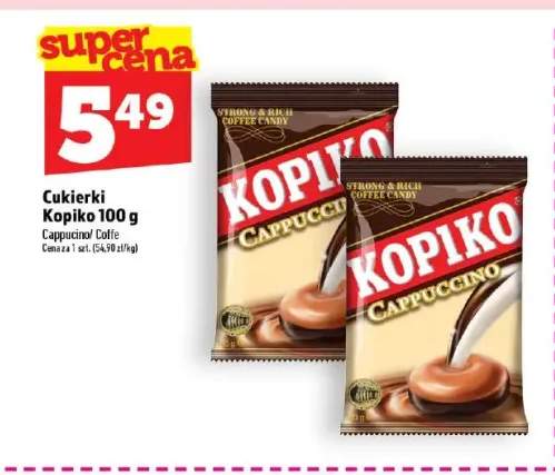 Cukierki kawowe Kopiko Cappuccino +1 wariant