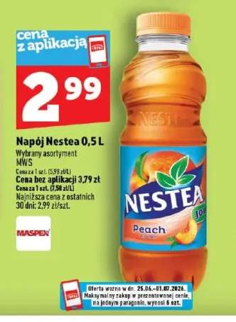 Napój Nestea Peach