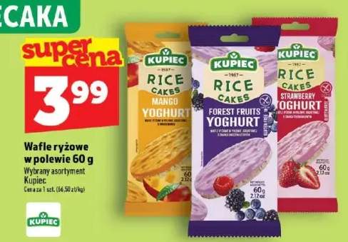 Wafle ryżowe w polewie Kupiec