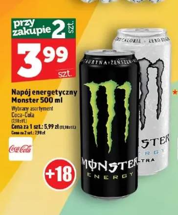 Napój energetyczny Monster Energy +1 wariant