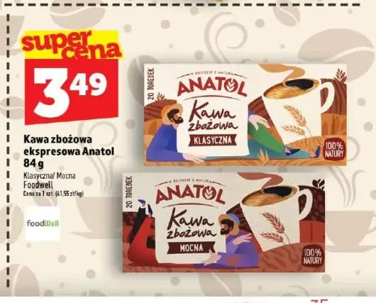 Kawa zbożowa ekspresowa Anatol Klasyczna +1 wariant