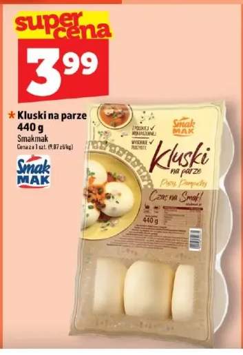 Kluski na parze Smakmak
