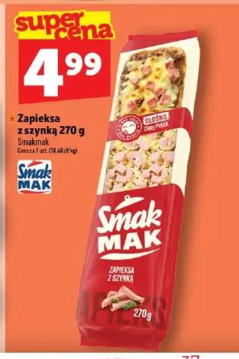 Zapiekanka z szynką Smakmak