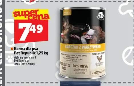 Karma dla psa Pet Republic kurczak z warzywami