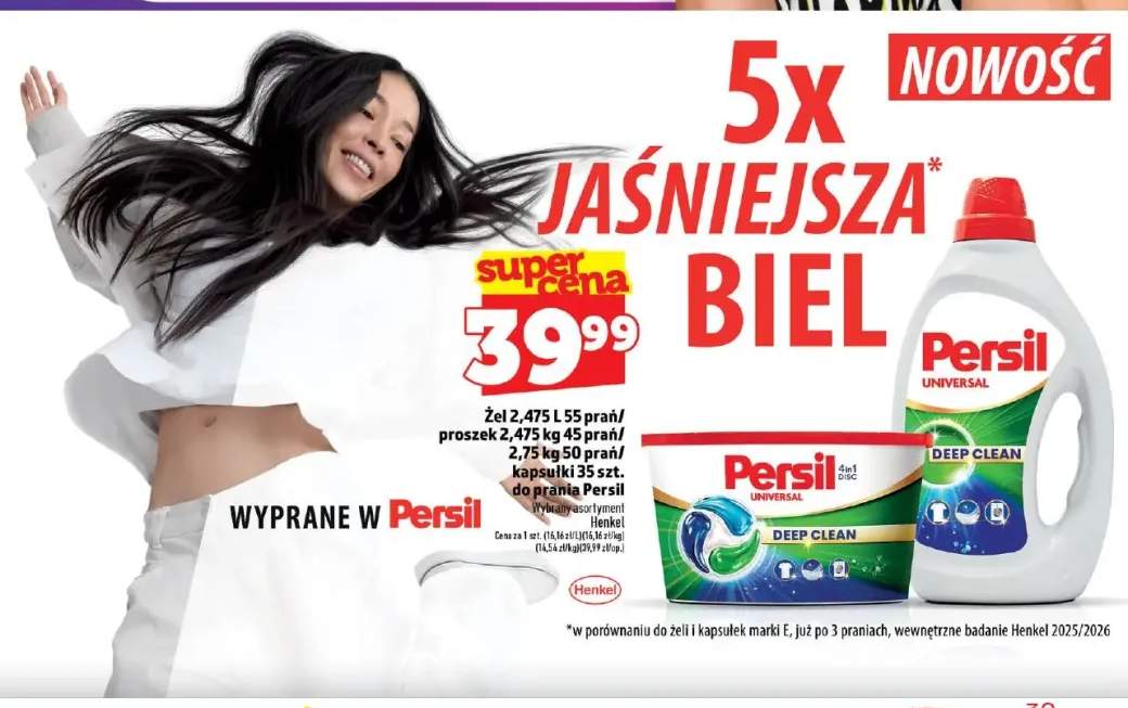Środki do prania Persil +3 warianty