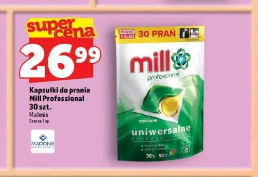 Kapsułki do prania Mill Professional Uniwersalne