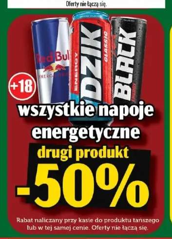 Napoje energetyczne +3 warianty