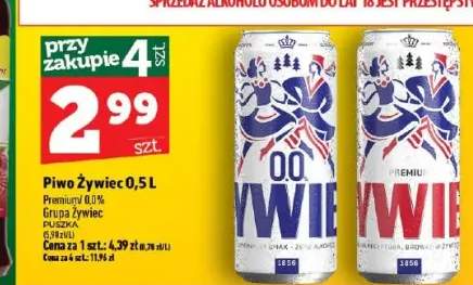 Piwo Żywiec Premium +1 wariant