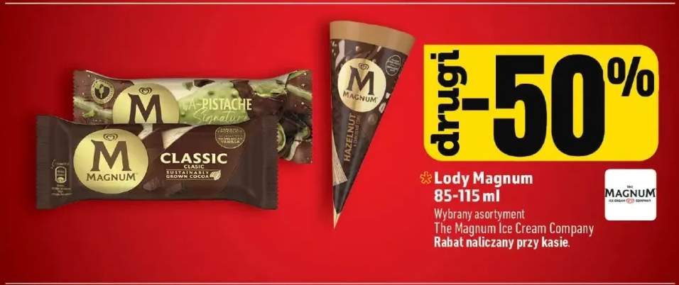 Lody Magnum Classic +2 warianty