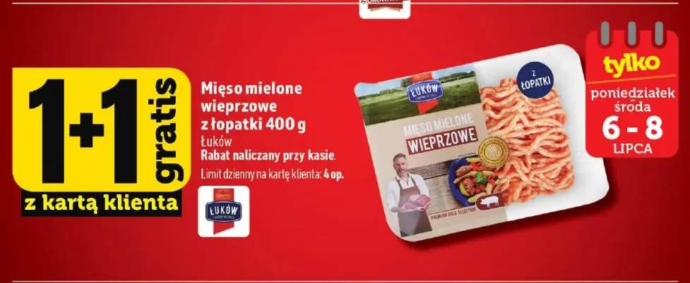 Mięso mielone wieprzowe z łopatki Łuków