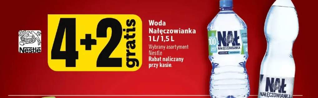 Woda mineralna niegazowana Nałęczowianka +1 wariant