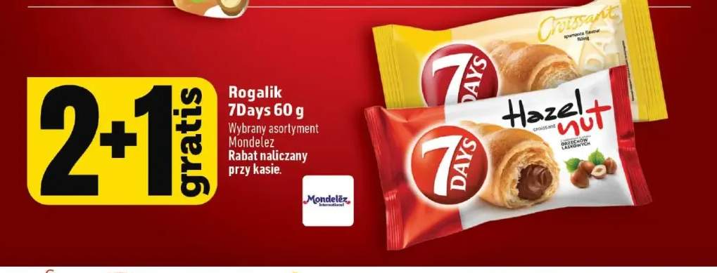 Rogalik z nadzieniem o smaku szampana 7Days Croissant +1 wariant