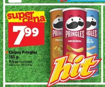 Chipsy Pringles Original +2 warianty