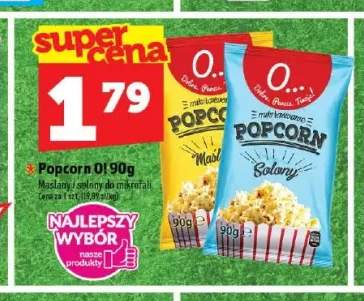 Popcorn O! maślany do mikrofali +1 wariant