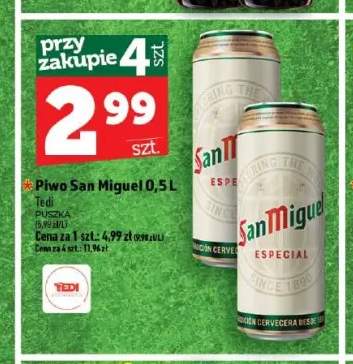Piwo San Miguel Especial