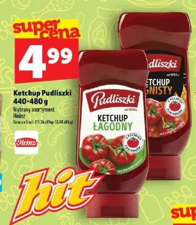 Ketchup ognisty Pudliszki +1 wariant