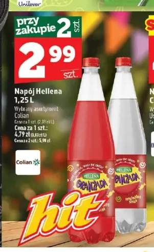 Napój Oranżada czerwona Hellena +1 wariant