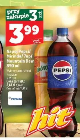 Napój Pepsi +3 warianty