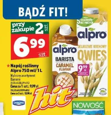 Napój roślinny Alpro Barista Caramel Flavour +1 wariant