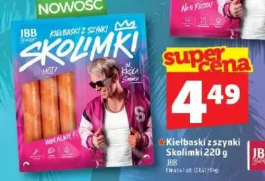 Kiełbaski z szynki Skolimki JBB Bałdyga