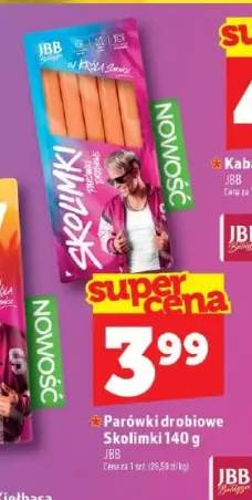 Parówki drobiowe Skolimki JBB Bałdyga