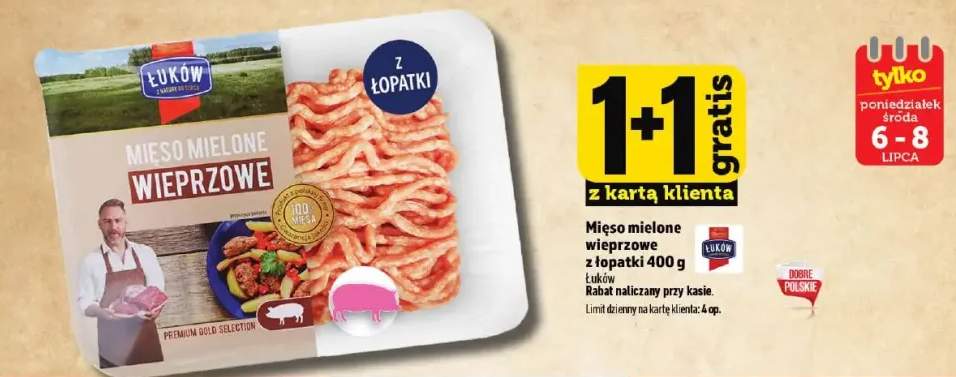 Mięso mielone wieprzowe z łopatki Łuków