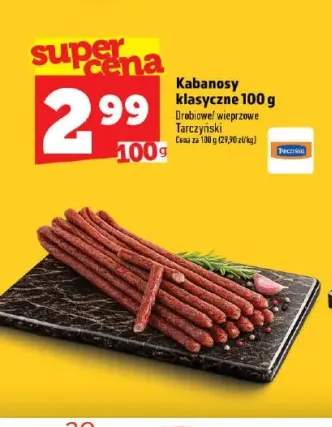Kabanosy klasyczne drobiowe Tarczyński +1 wariant