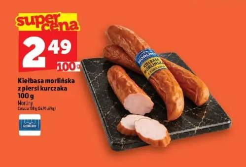 Kiełbasa morlińska z piersi kurczaka Morliny