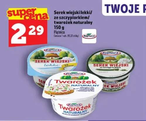 Serek wiejski ze szczypiorkiem Piątnica +2 warianty