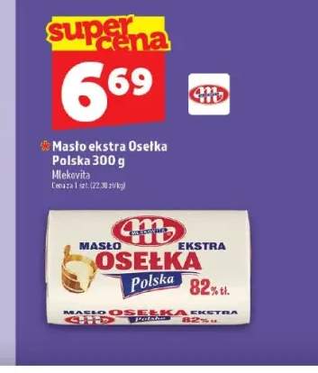 Masło ekstra Osełka Polska Mlekovita