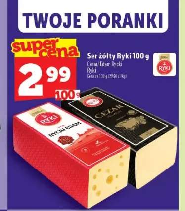 Ser żółty Cezar Ryki +1 wariant