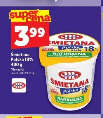 Śmietana Polska 18% Mlekovita