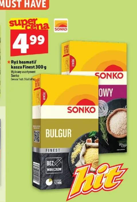 Ryż basmati Sonko +1 wariant