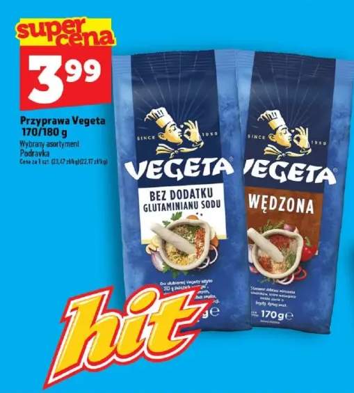 Przyprawa Vegeta bez dodatku glutaminianu sodu +1 wariant