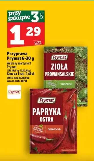 Przyprawa Prymat zioła prowansalskie +1 wariant