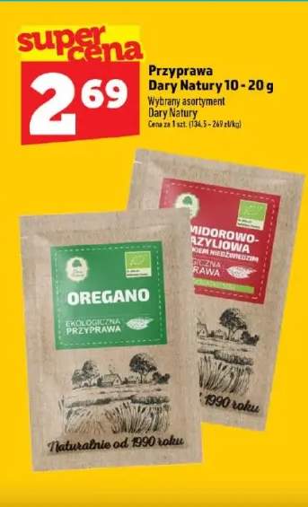 Przyprawa Dary Natury oregano +1 wariant