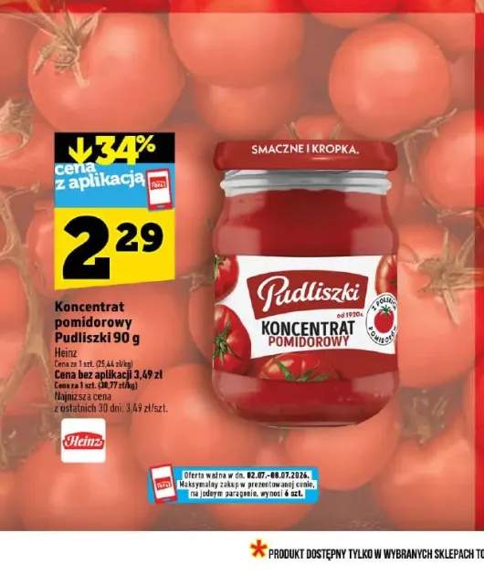 Koncentrat pomidorowy Pudliszki