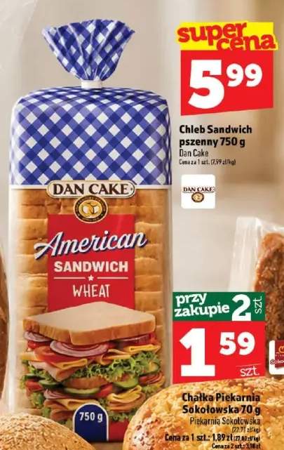 Chleb Sandwich pszenny Dan Cake
