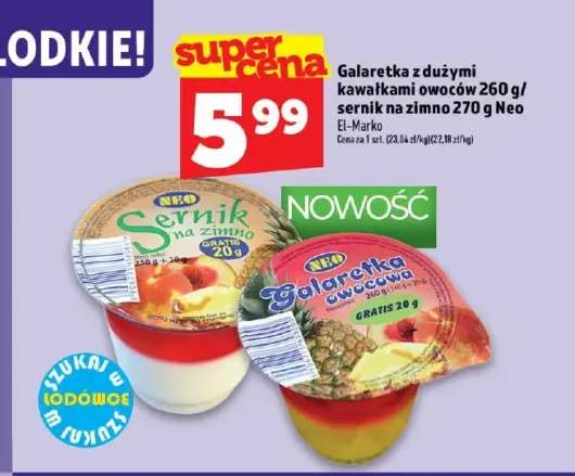 Sernik na zimno Neo +1 wariant