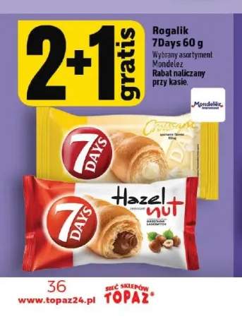 Rogalik z nadzieniem o smaku szampana 7Days +1 wariant