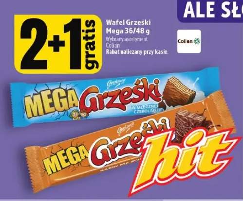Wafel Grześki Mega kakaowy +1 wariant