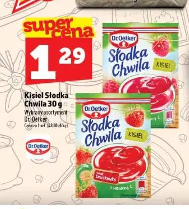 Kisiel o smaku owoców leśnych Słodka Chwila Dr. Oetker +1 wariant