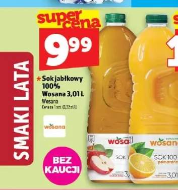 Sok jabłkowy 100% Wosana