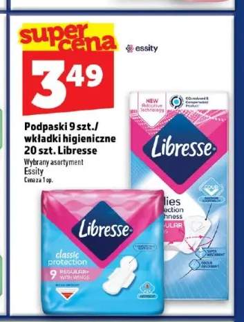 Podpaski Libresse Classic Protection Regular+ z skrzydełkami +1 wariant